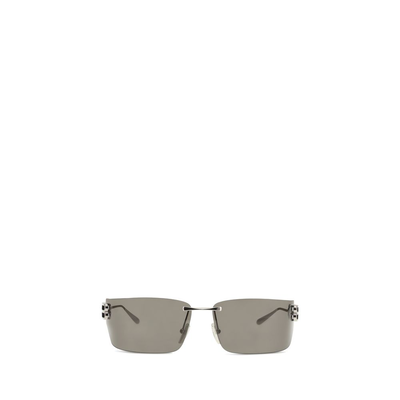 Silver metal sunglasses, Silver, medium