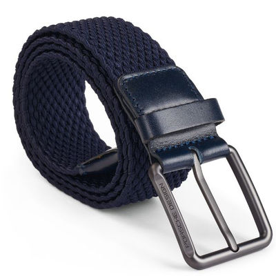 Porsche design business belt 40 stretch dark blue, , medium