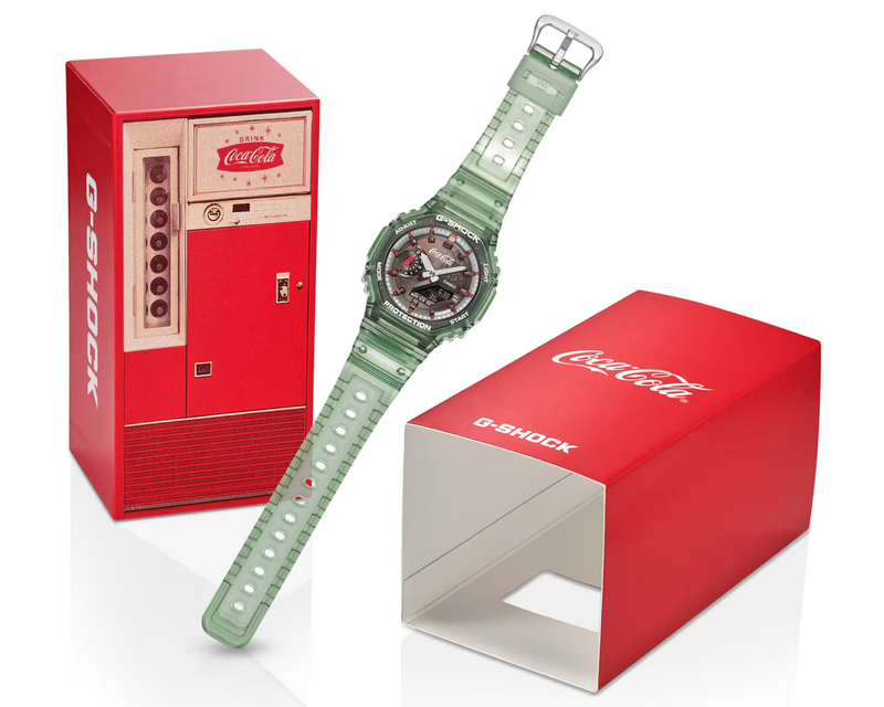 Casio g-shock x coca cola 140th anniversary limited edition ga-2100cc-3a-null