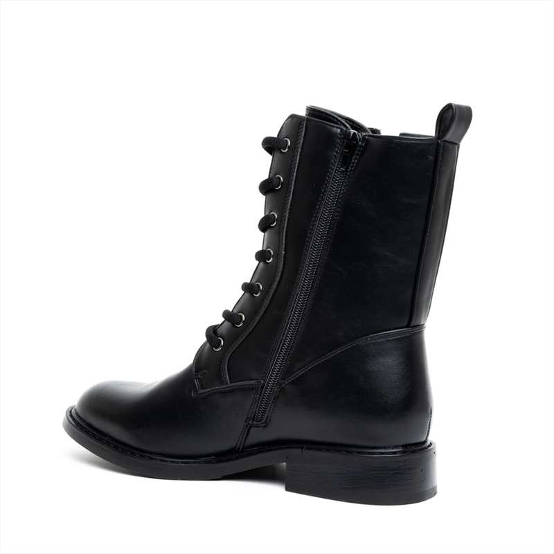 Mariella burrani biker flat ankle boots-null