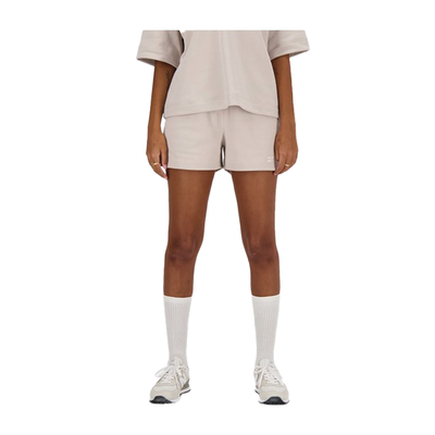 New balance γυναικείο σορτς, Beige, medium
