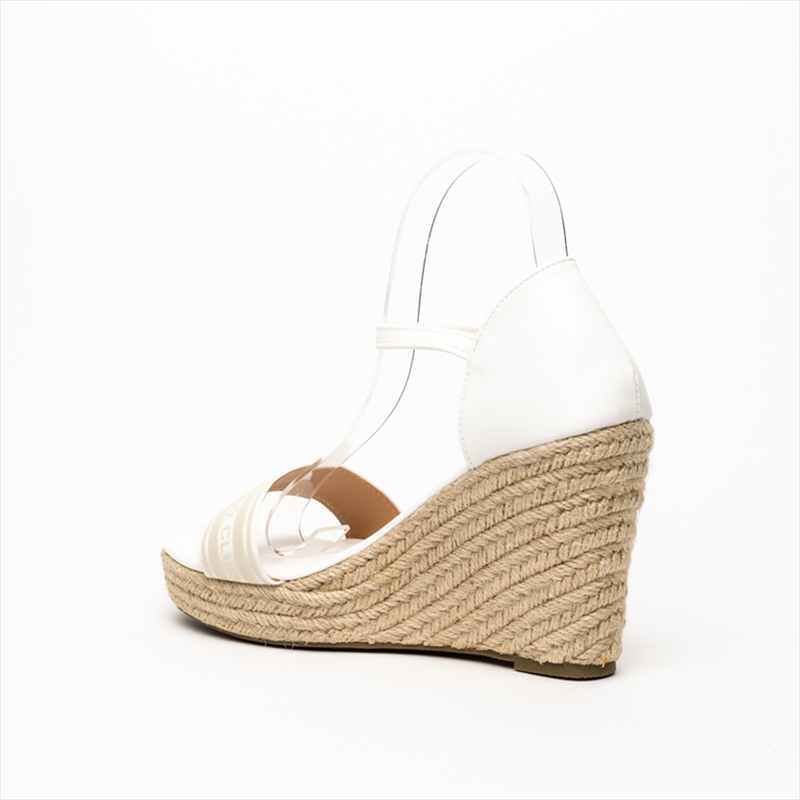 Beverly hills polo club women’s high wedge espadrille sandals with ankle strap-null
