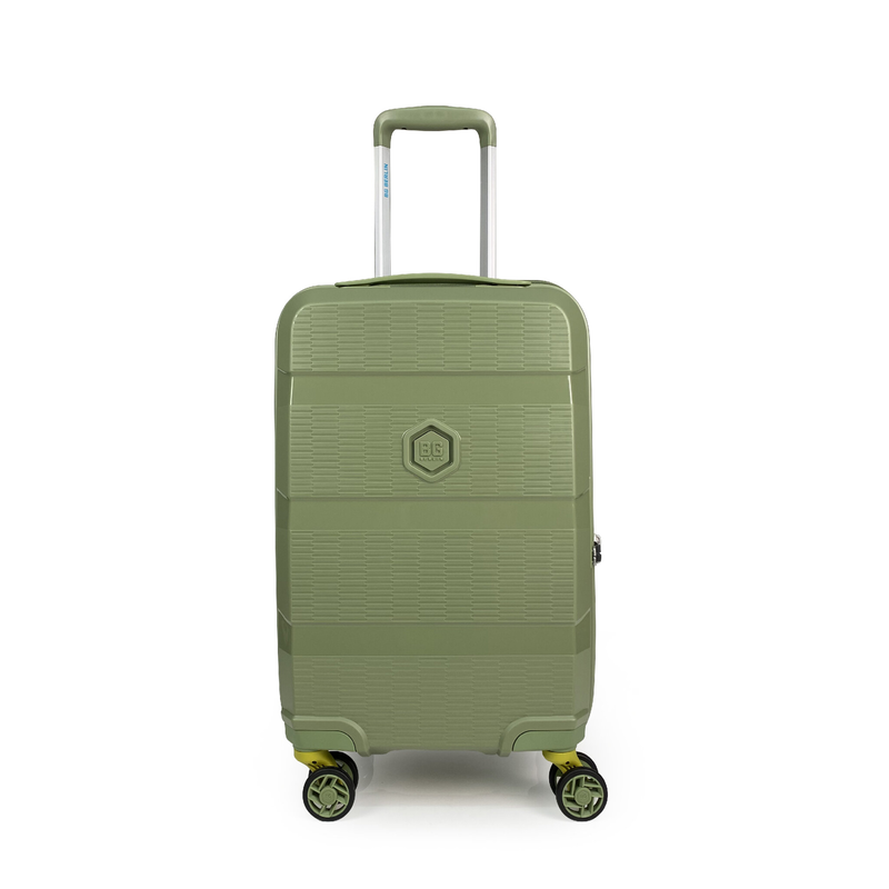 Bg berlin - zip² cabin size/carry-on (4 wheel), double security zipper, 55cm/20in luggage 10kg suitcase-null