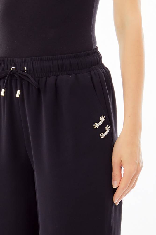 Cropped gger with bejewelled details-null