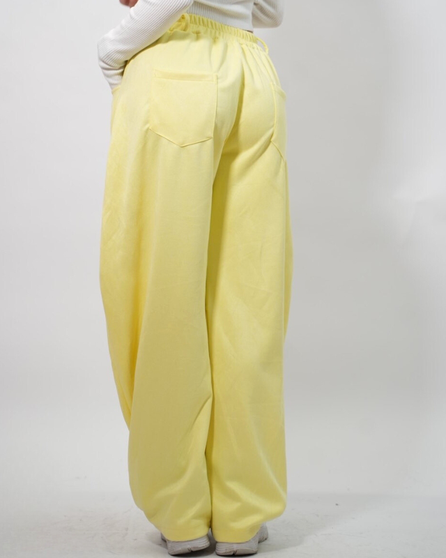 Suede balloon pants 19521-null
