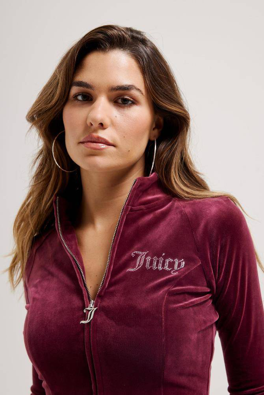 Classic velour cross morgan track top-null