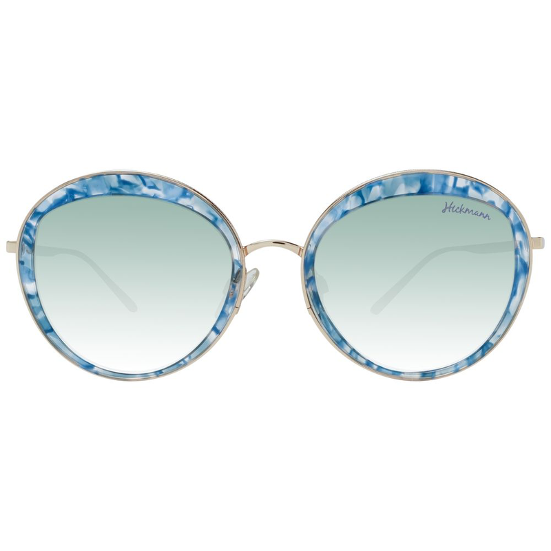 Blue metal sunglasses-null
