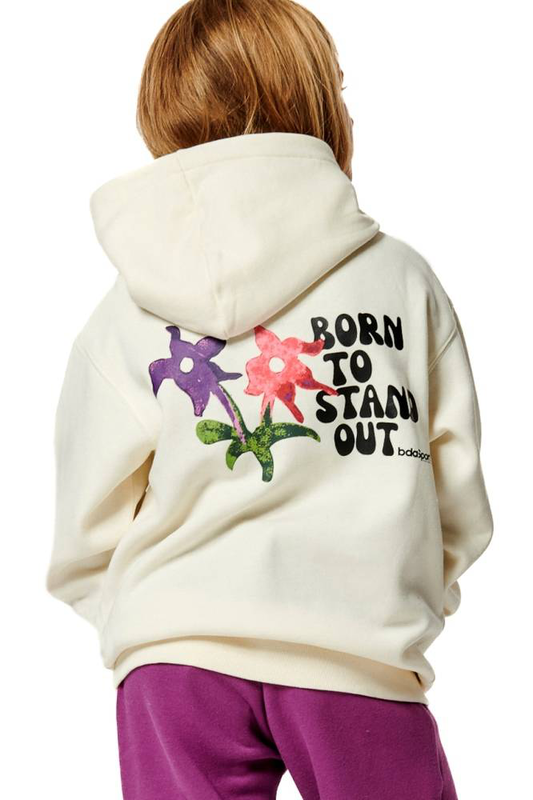 Girl's long sleeve hooded sweatshirt-null