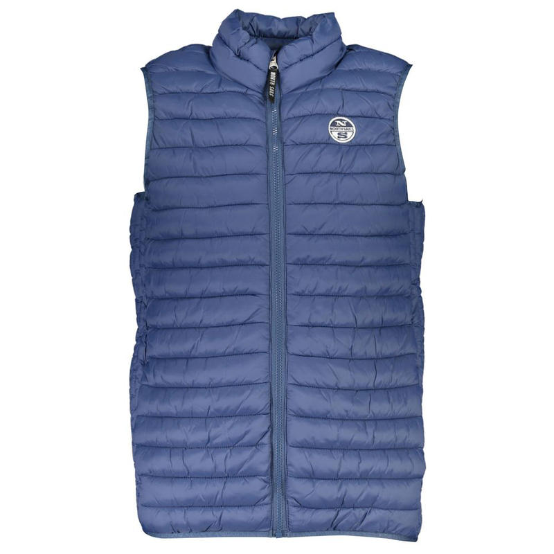 Blue polyamide men's vest-null