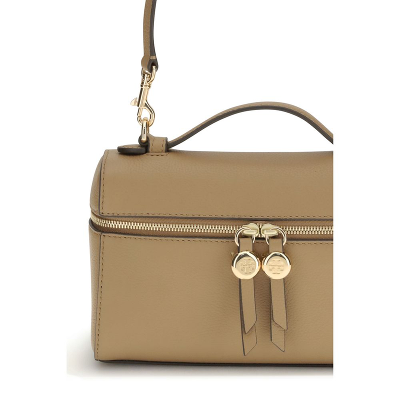 Beige calf leather bos taurus handbag-null