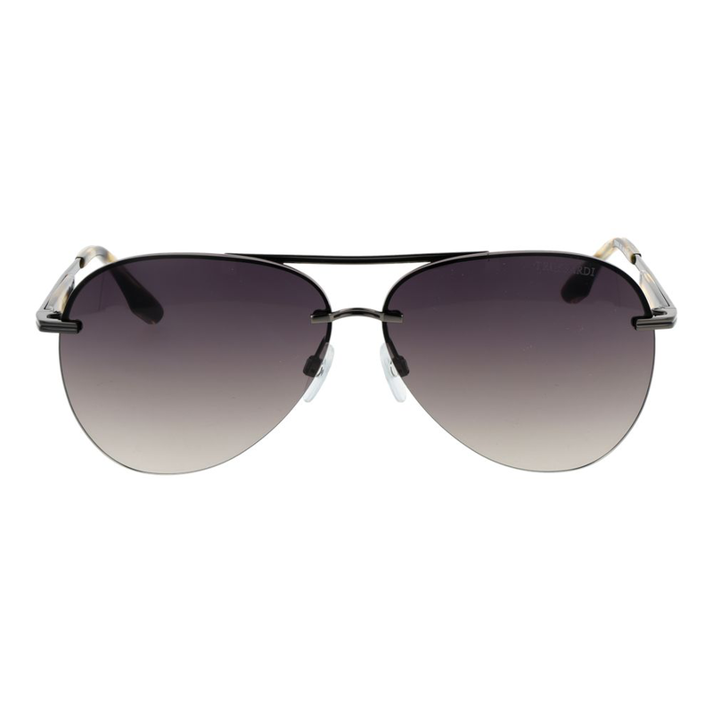 Gray metal sunglasses-null