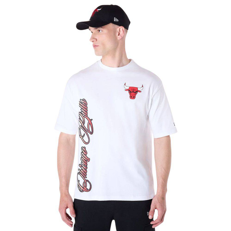 New era nba font graphc tee chicago bulls-null