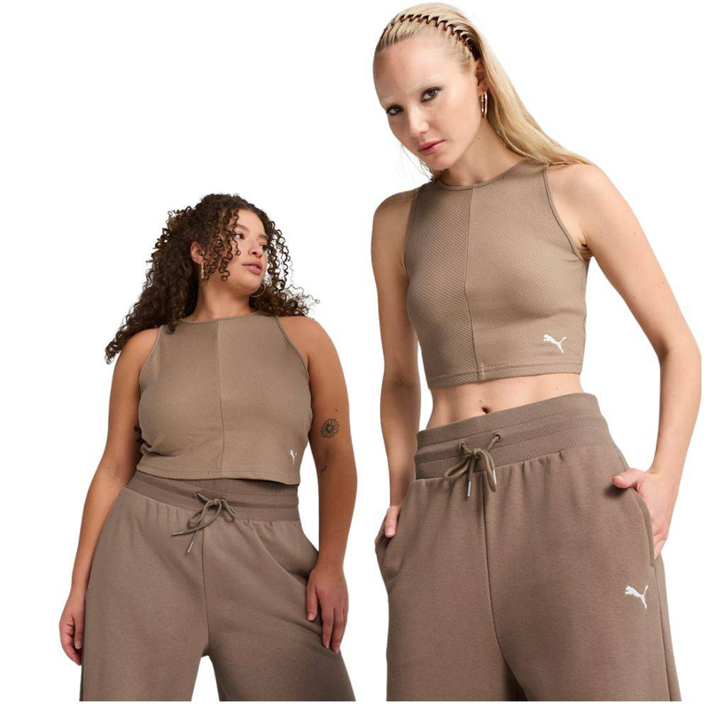 Product image: Wardrobe essentials ribbed crop top-null