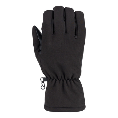 Gloves softshell thinsulate - black , large, Black, medium