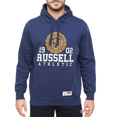 Pull over hoodie, Blue, medium