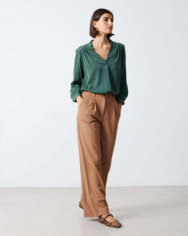 Trouser suit wide leg-null