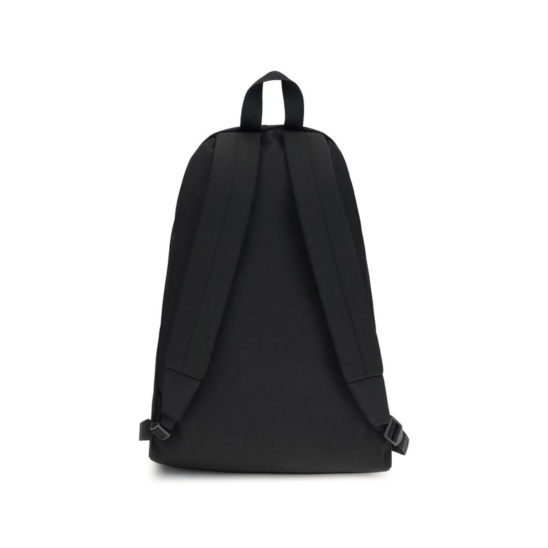 Black polyamide backpack-null