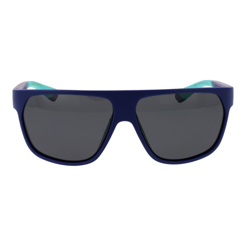 Blue plastic sunglasses-null