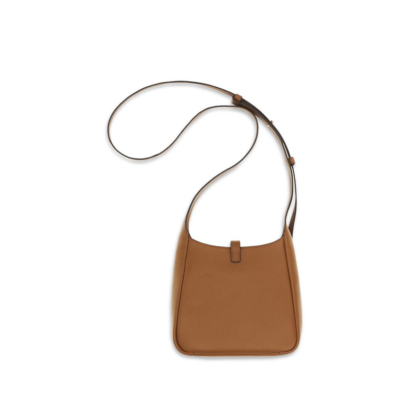 Brown calf leather bos taurus shoulder bag-null