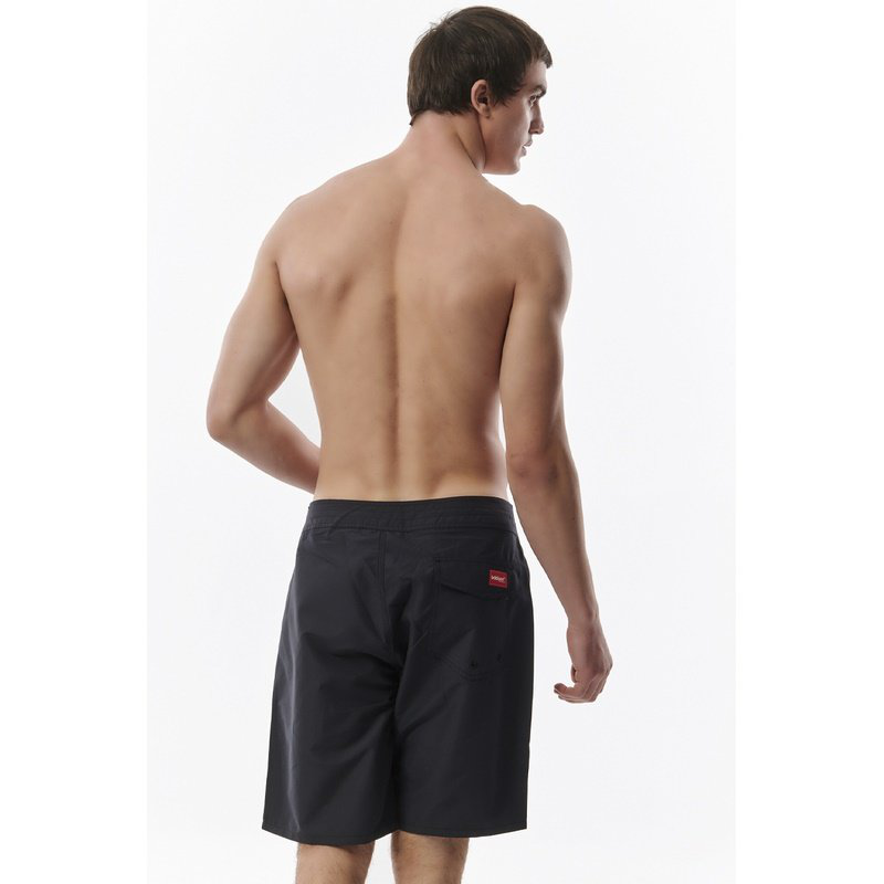 Body action men suede board short image number null