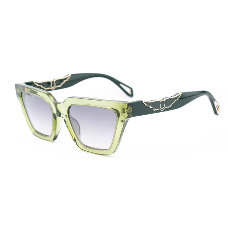 Bicolor acetate sunglasses-null