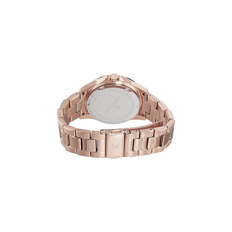 Multicolor stainless steel dress watch-null