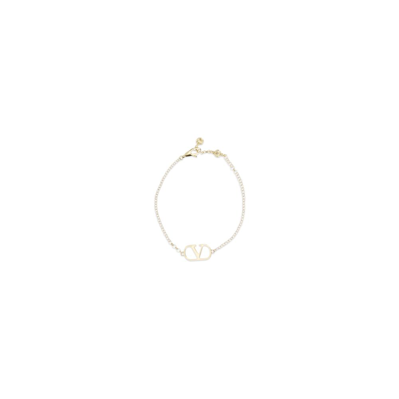 Gold metal bracelet-null