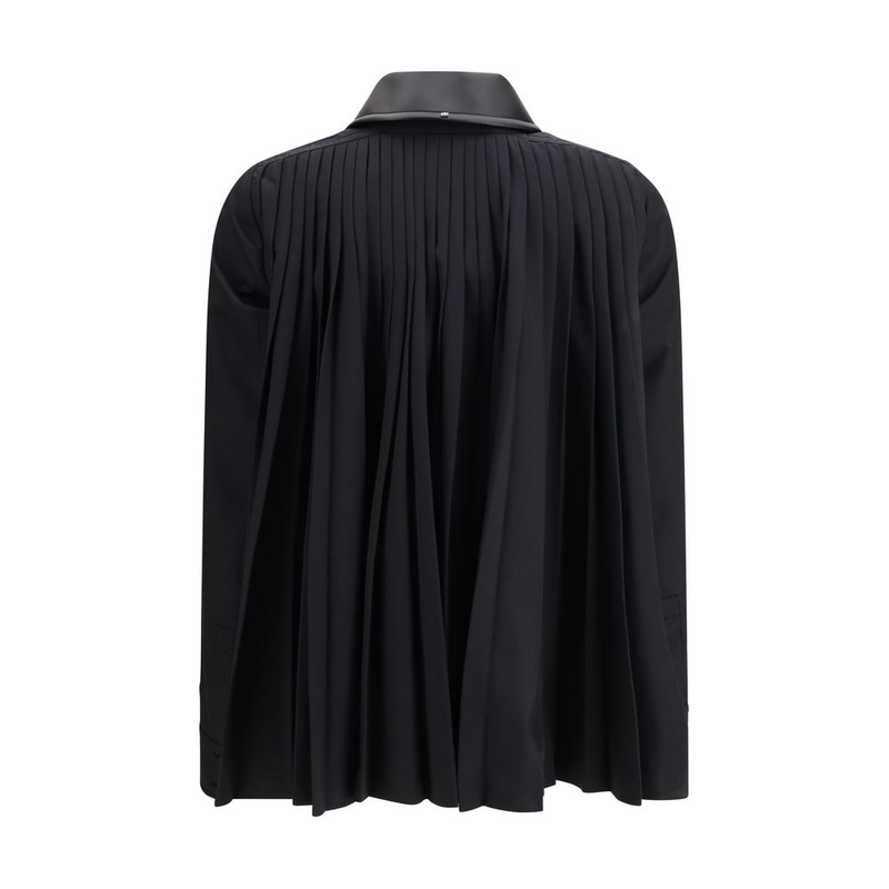 Black polyester shirt-null