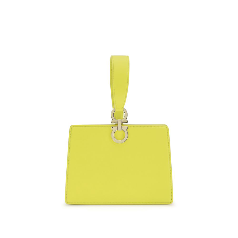 Bicolor calf leather bos taurus clutch bag-null