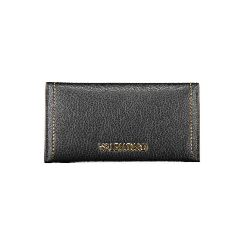 Nero poliuretano women wallet-null