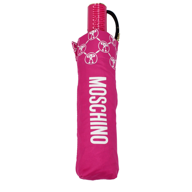 Pink polyester umbrella-null