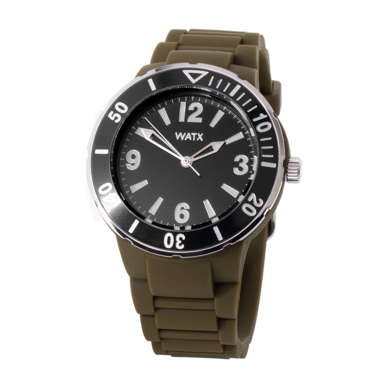 Bicolor synthetic sport watch-null