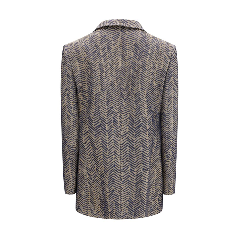 Beige viscose blazer-null