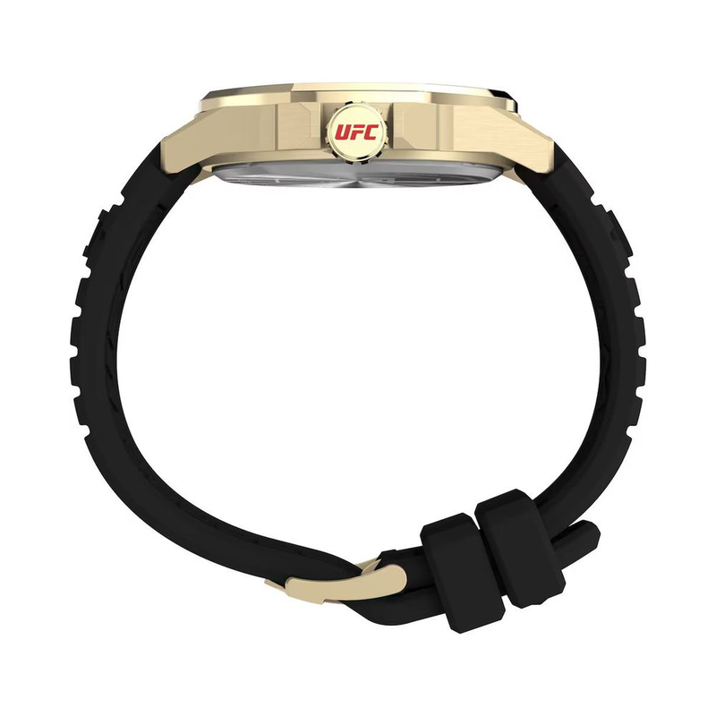 Black synthetic sport watch-null