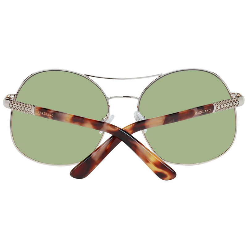 Rose gold metal sunglasses-null