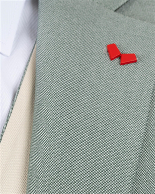 Dezign 3piece slim fit suit in patterned image number null
