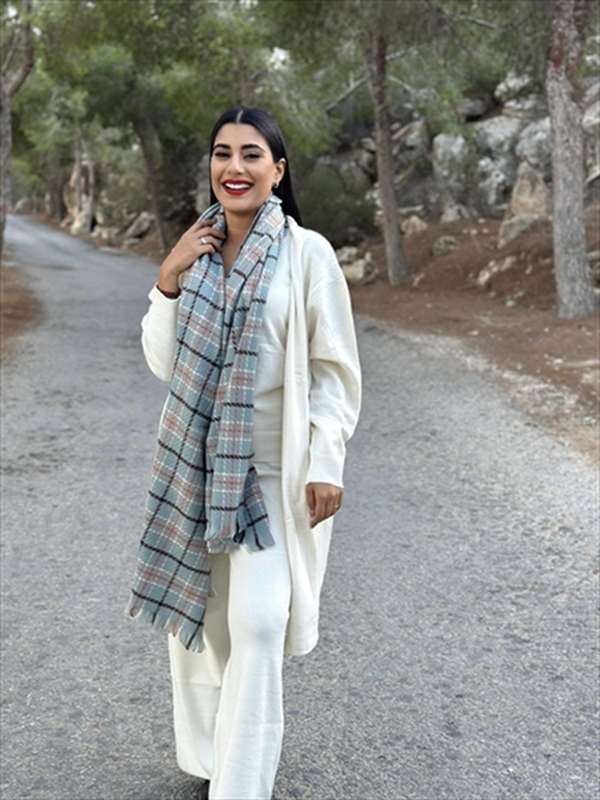 Scarf checkered-null