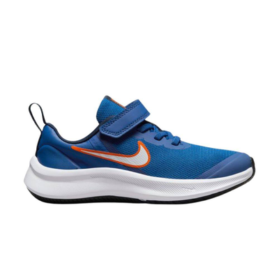 Star runner 3 kids shoes, Royal / White, medium