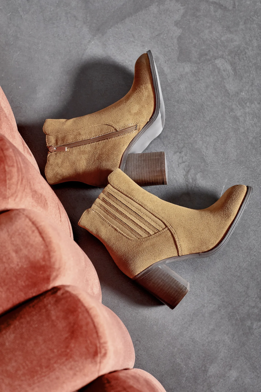 Ankle boot pleated side image number null