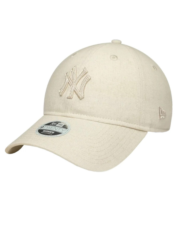 New york yankees womens mlb linen light beige 9twenty adjustable cap-null