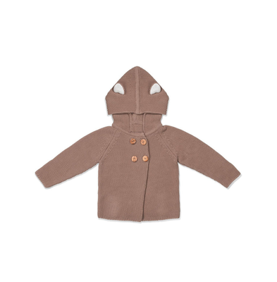 Kit & kin bear cardigan, , medium