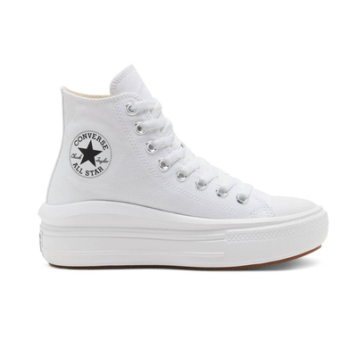 Converse ct all star move platform, White / Black, medium