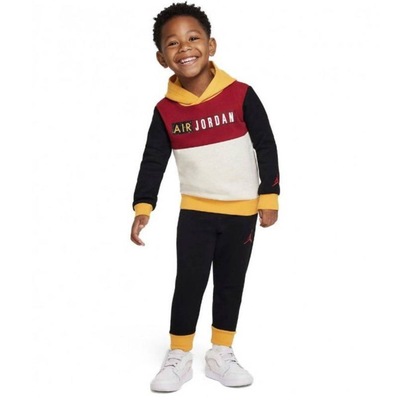 Nike jordan infant paprika fleece hoodie set-null