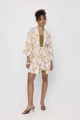 Melina kimono-dress, Pink, medium