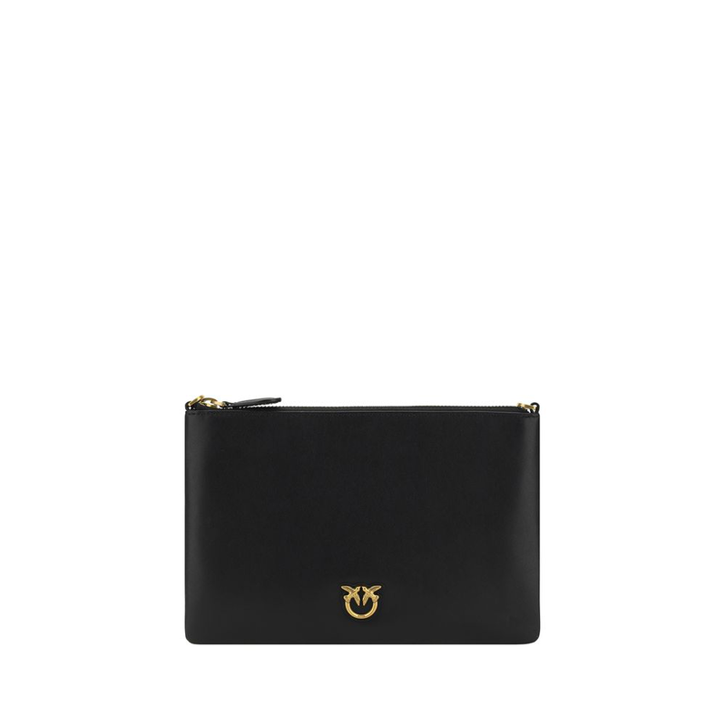 Black calf leather bos taurus shoulder bag-null