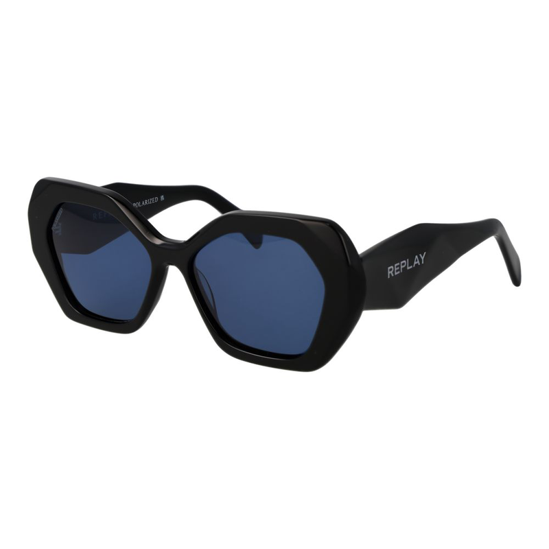 Black acetate sunglasses-null