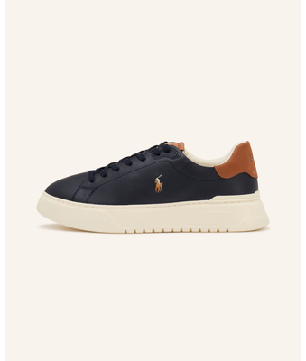 Ralph lawren polo sneakers rlite court, Navy, medium