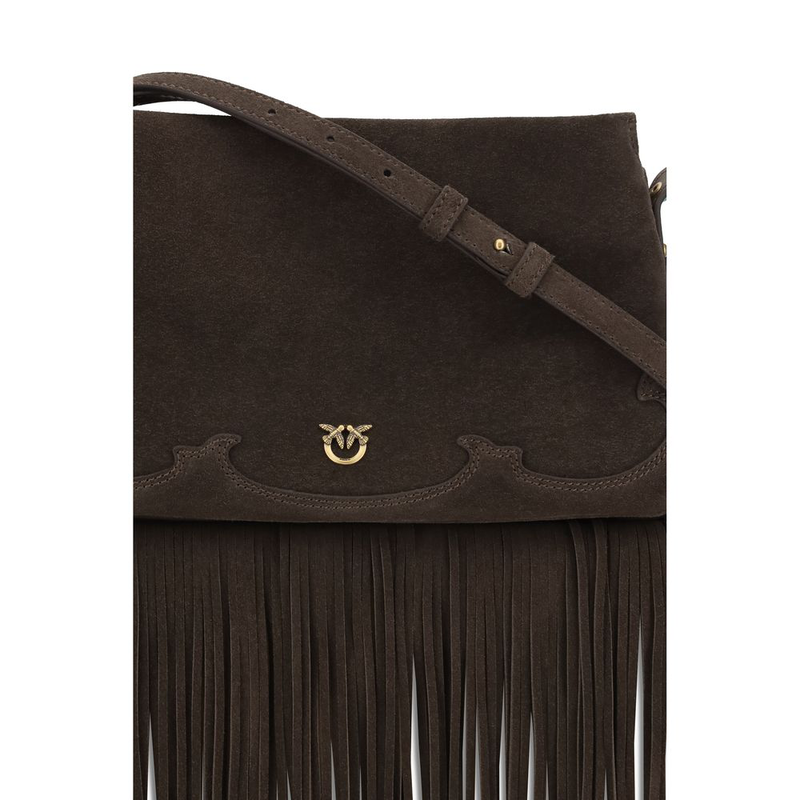 Brown calf leather bos taurus shoulder bag-null