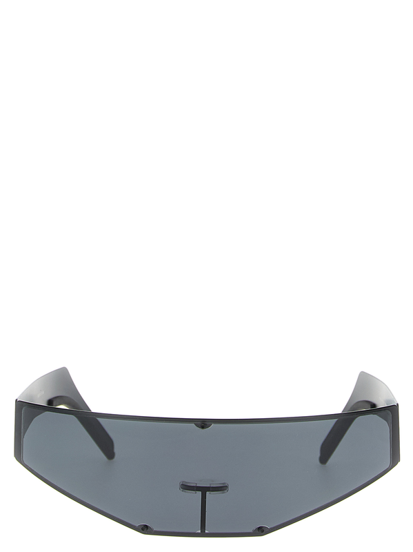 Black stainless steel sunglasses-null