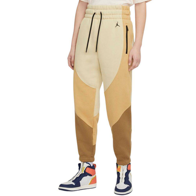 Nike jordan womens fleece bottom, Gold / Black, medium